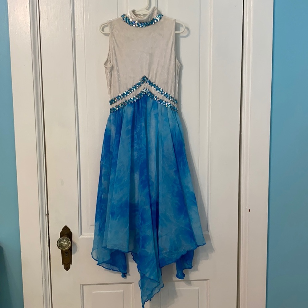 Velvet dance dress